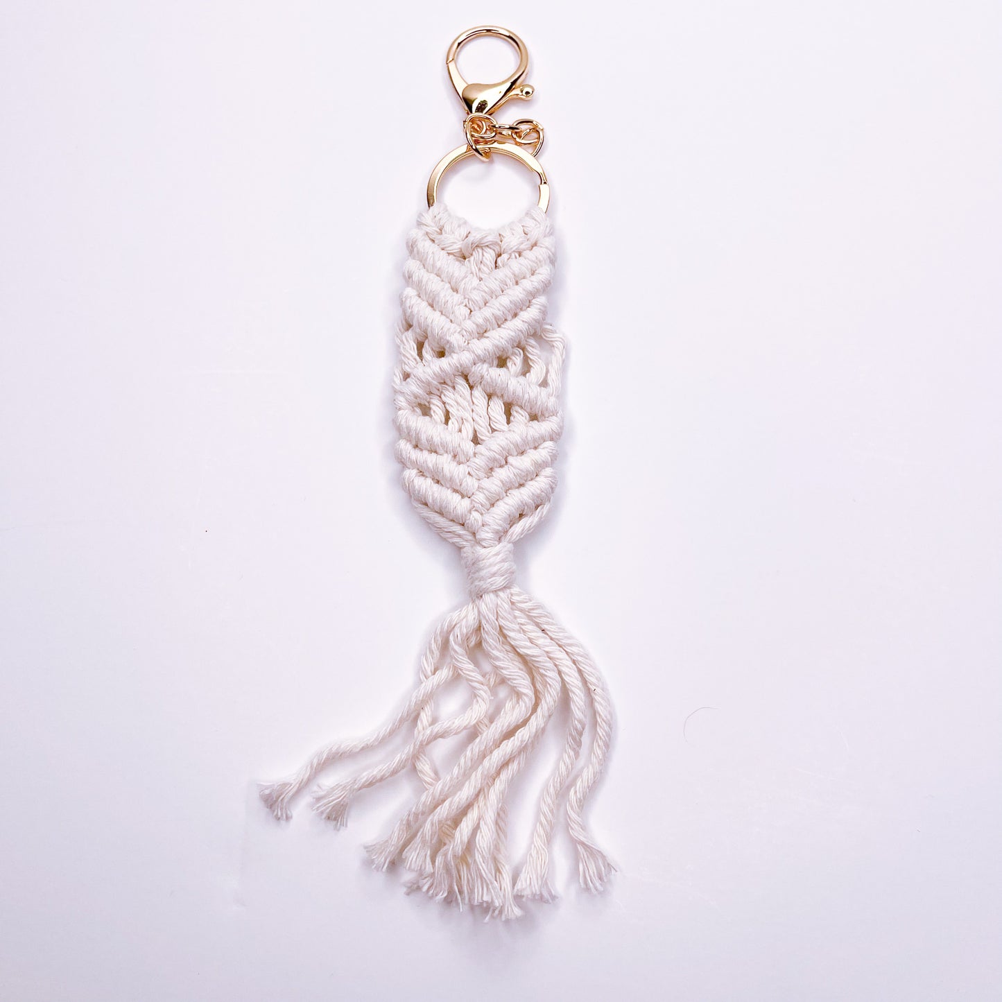 9" Macrame Keychain