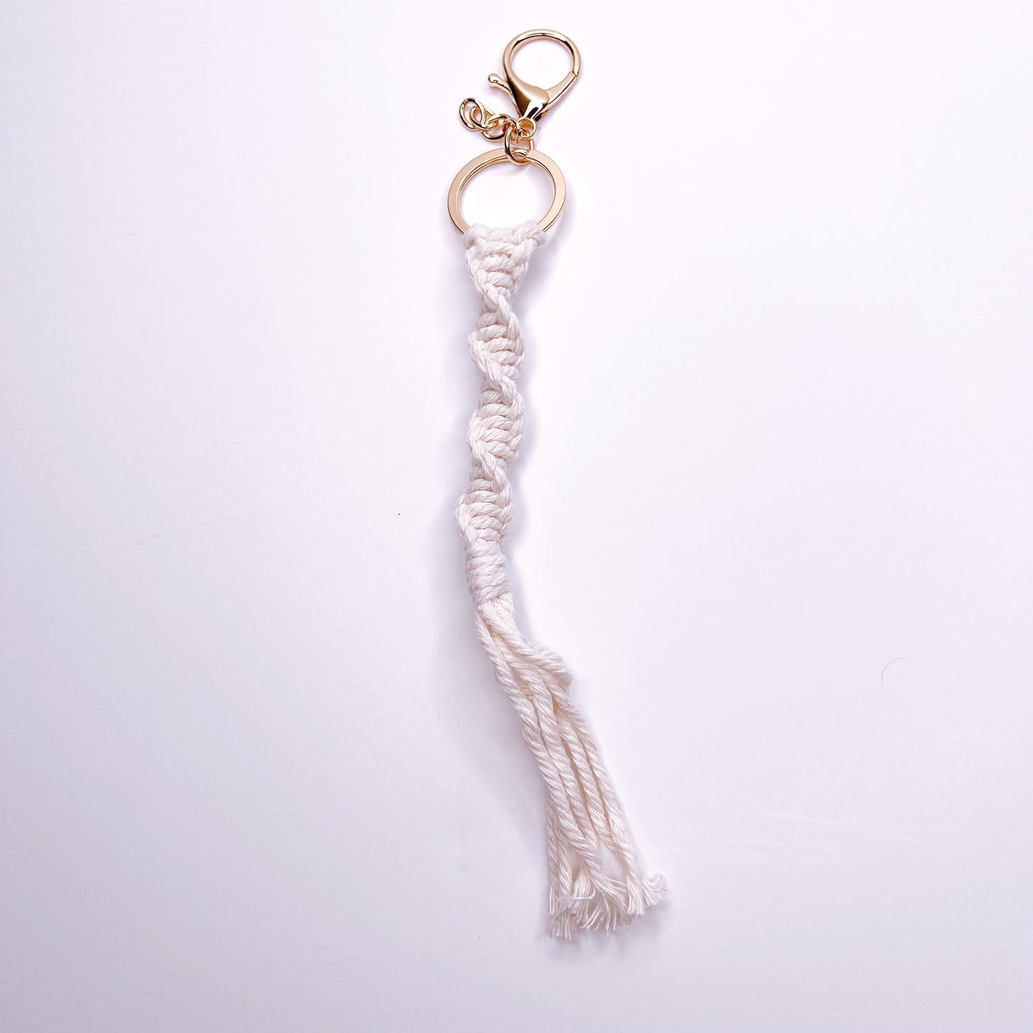 9" Macrame Keychain