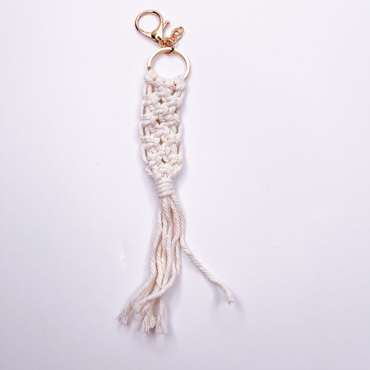 8" Macrame Keychain