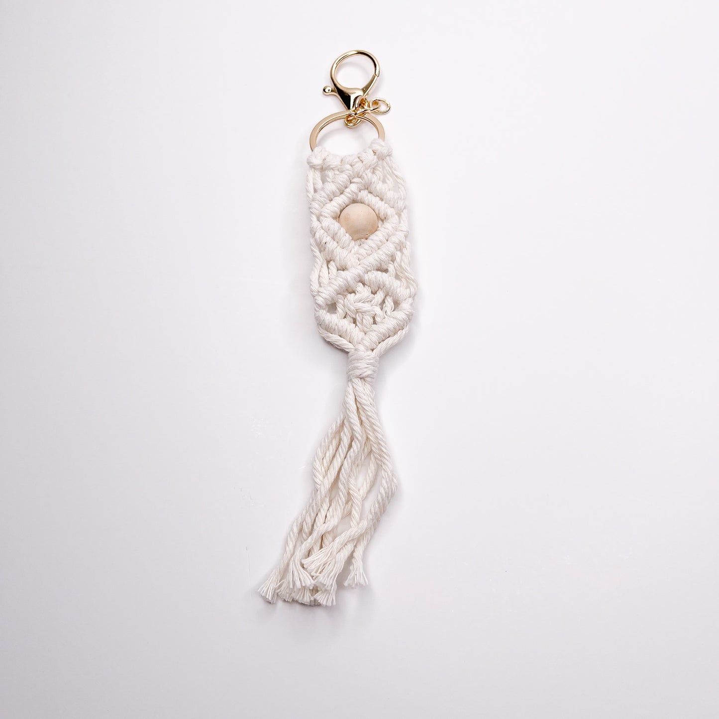 9" Macrame Keychain