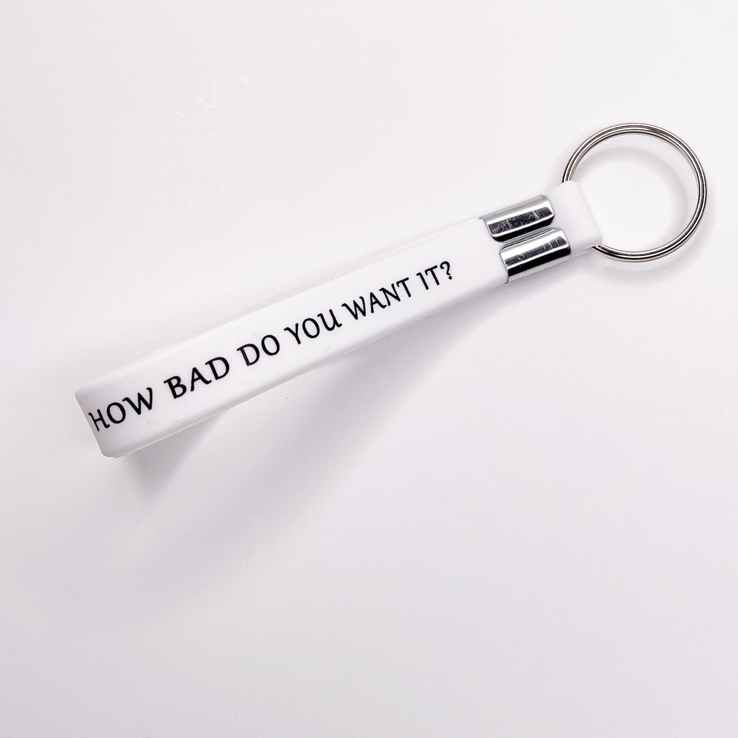 Motivational Silicone Keychain