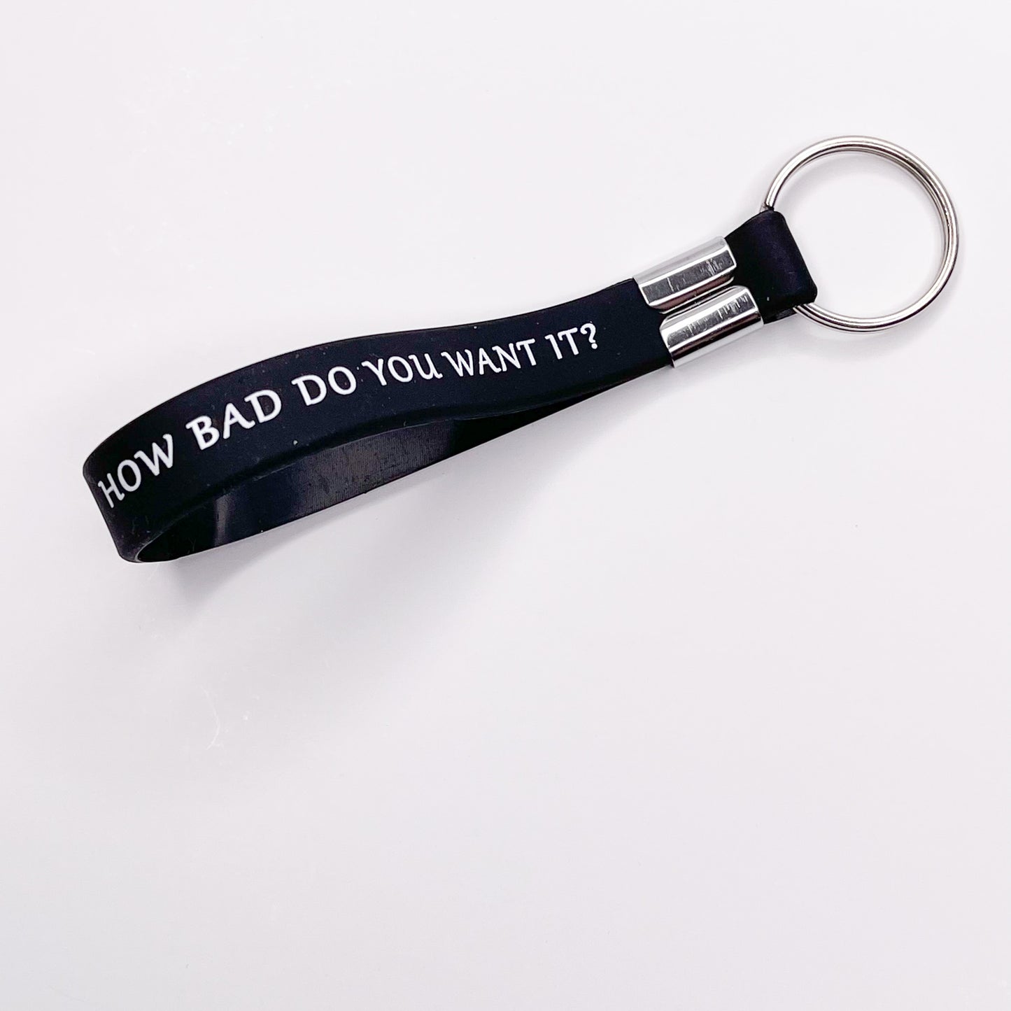 Motivational Silicone Keychain