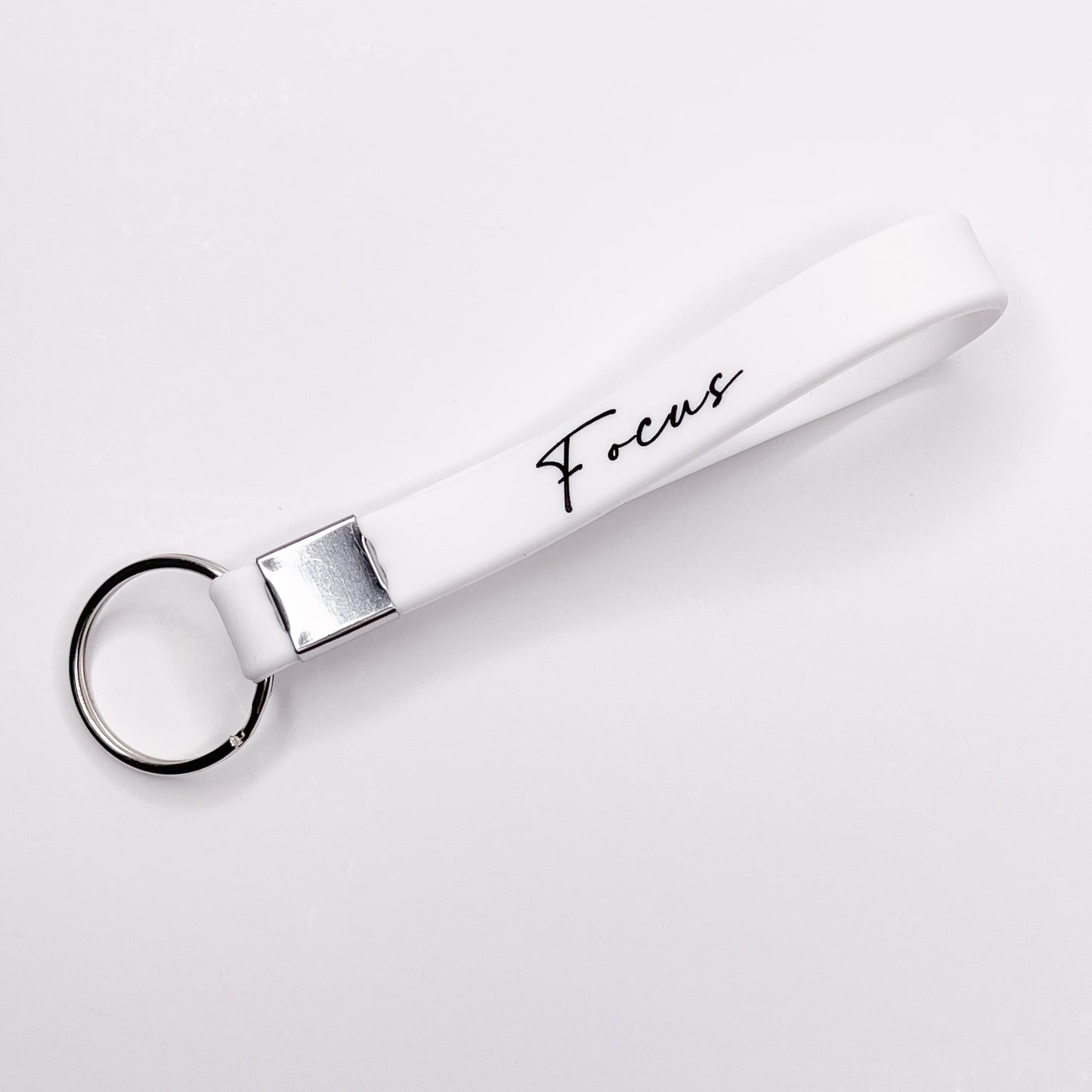 Motivational Silicone Keychain