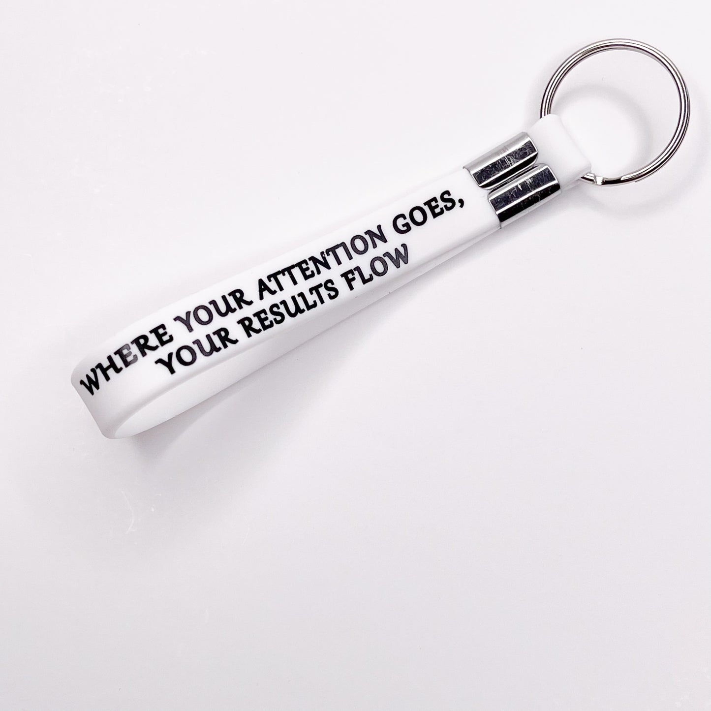 Motivational Silicone Keychain