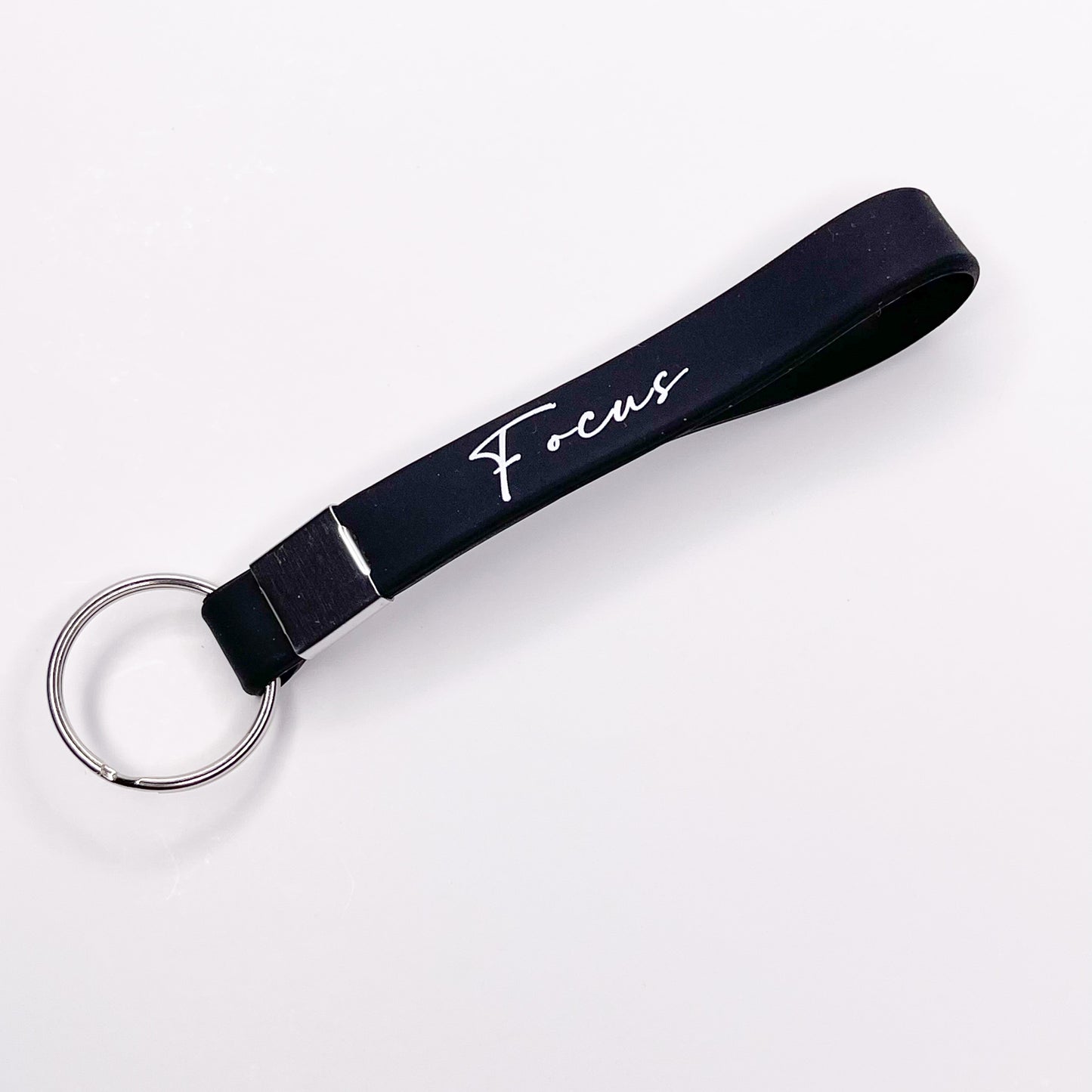 Motivational Silicone Keychain