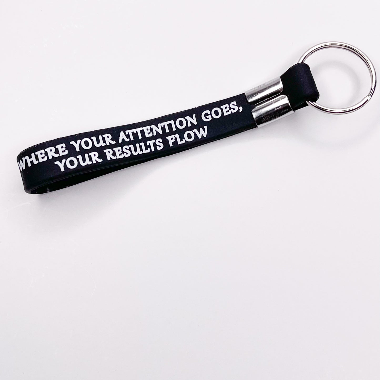 Motivational Silicone Keychain