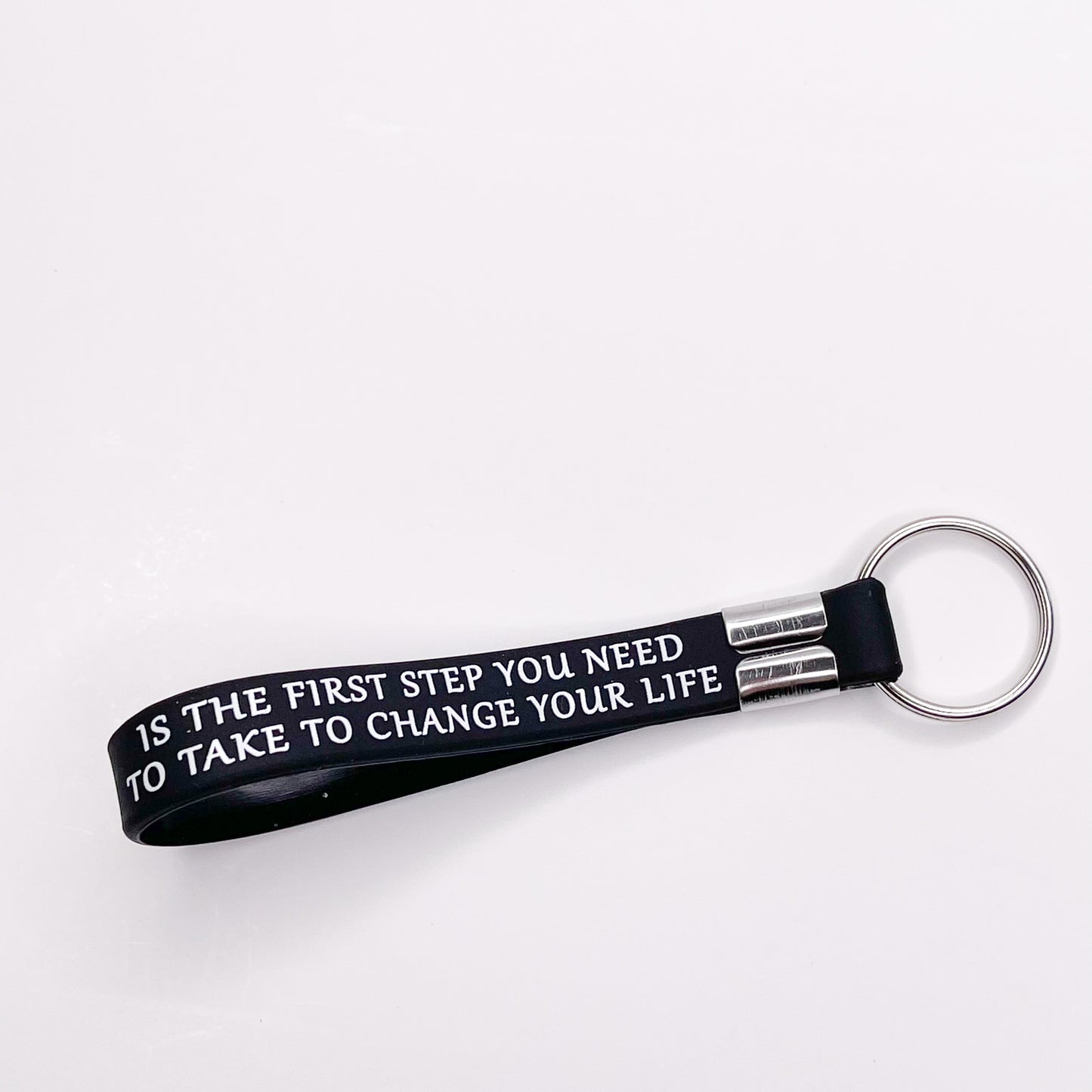 Motivational Silicone Keychain