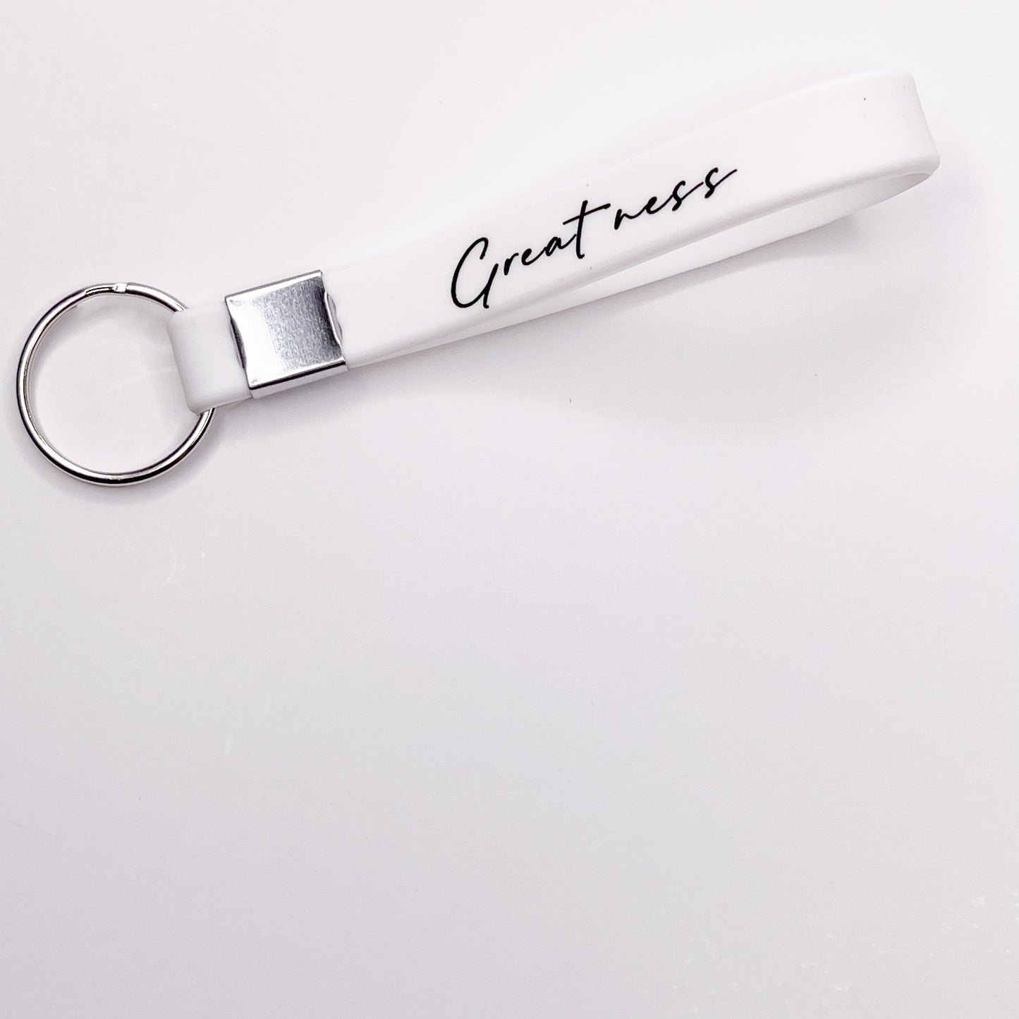 Motivational Silicone Keychain