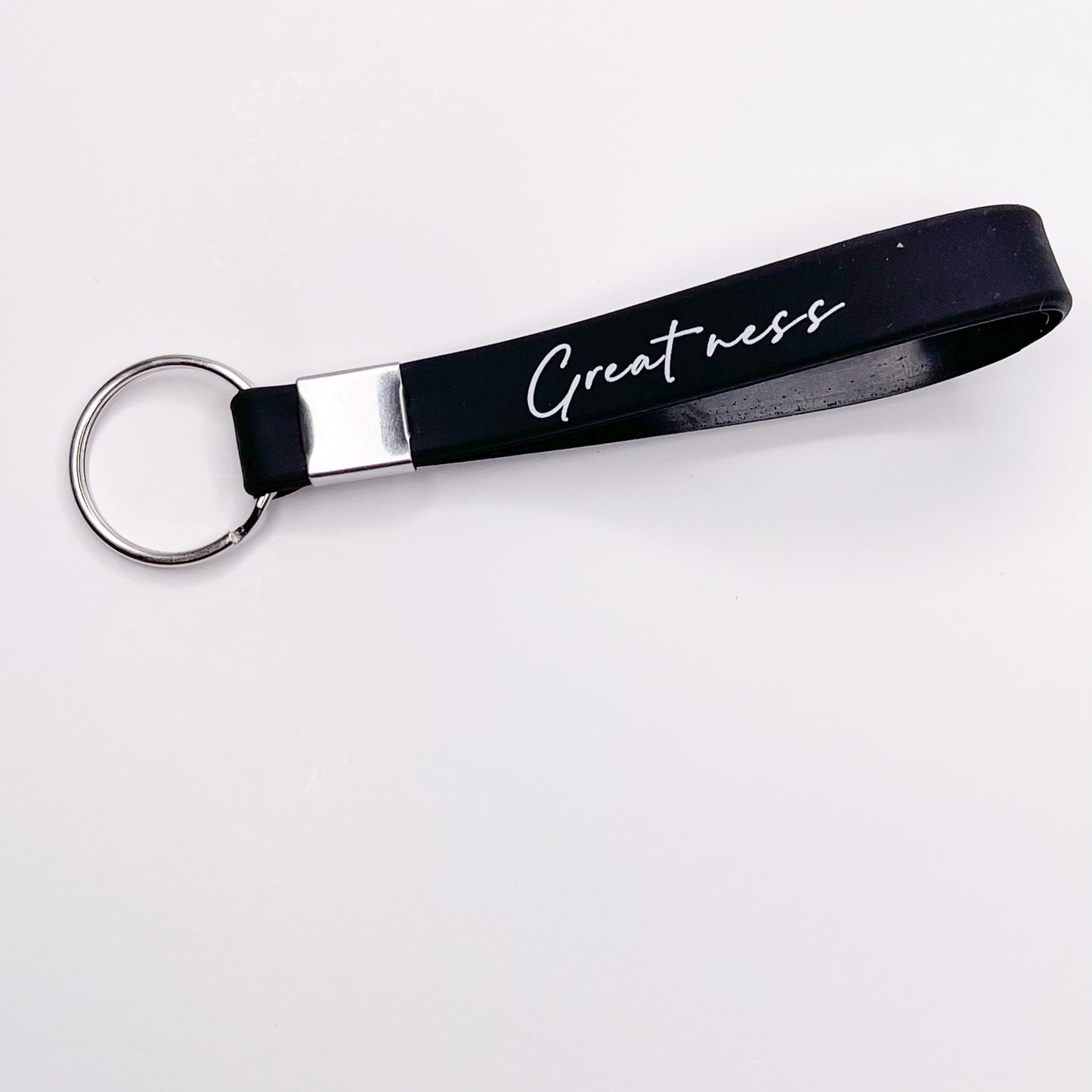 Motivational Silicone Keychain