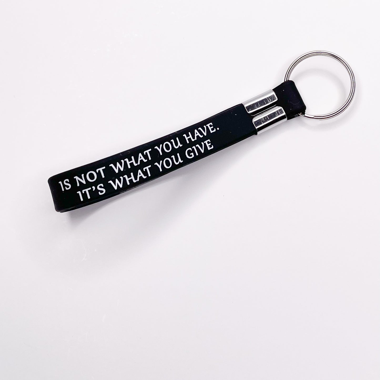 Motivational Silicone Keychain