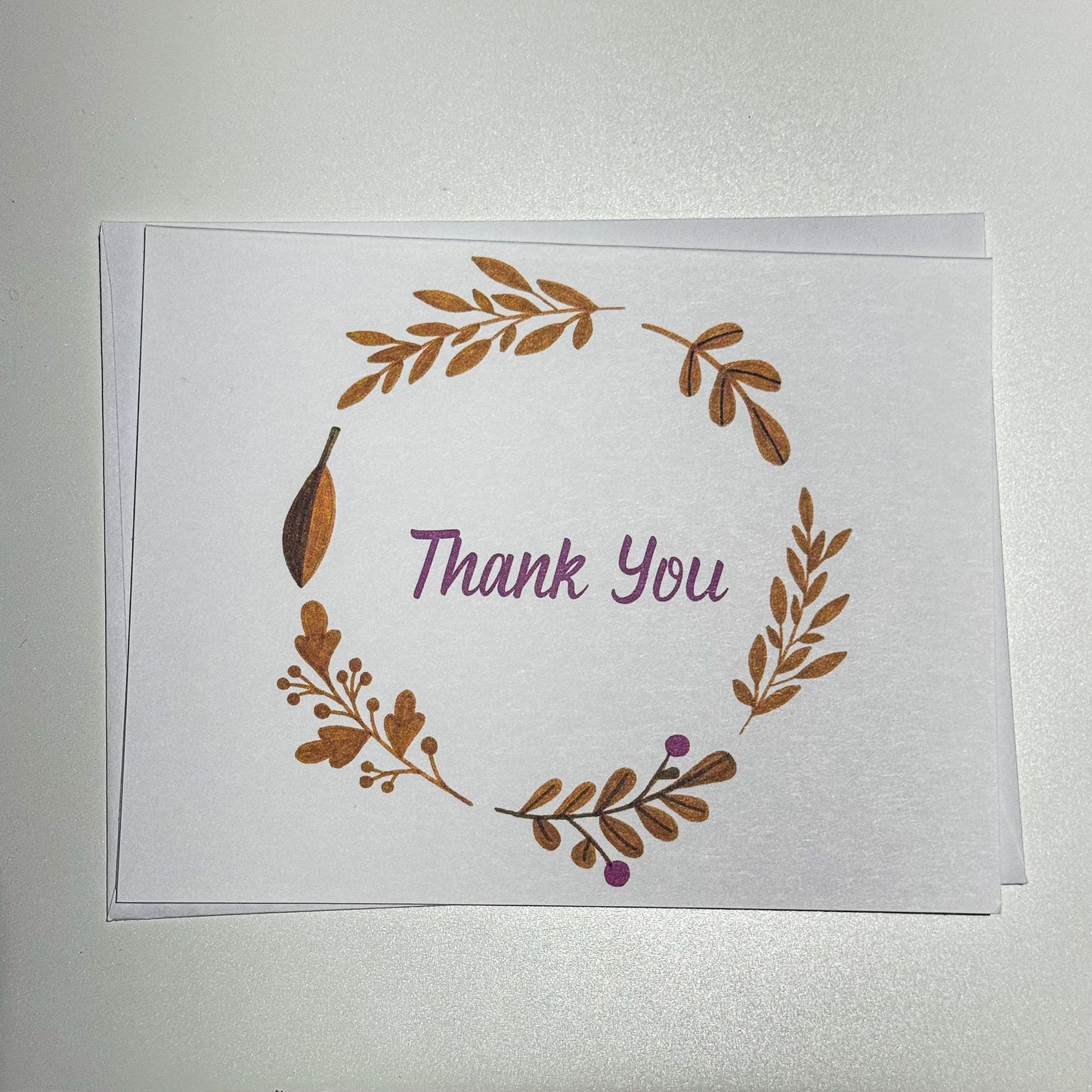 Thank You - Fall A2 Notecard