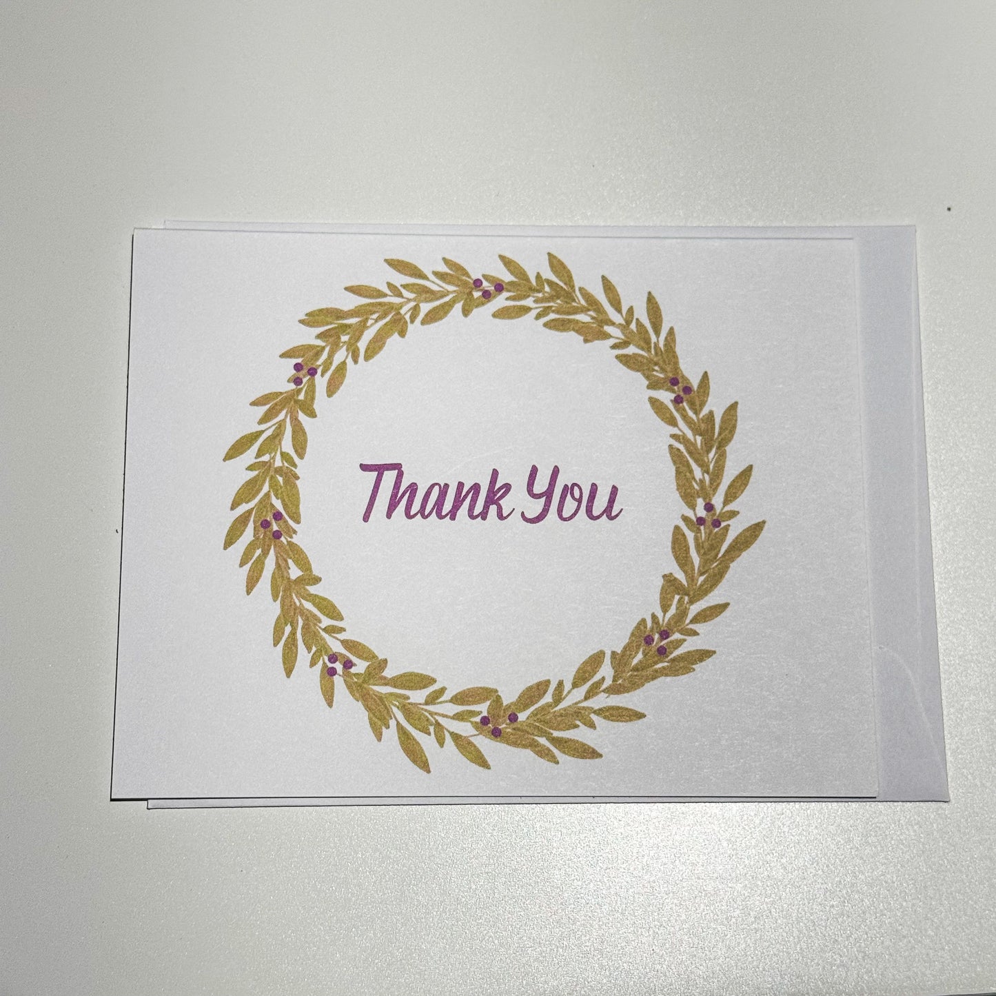 Thank You - Harvest A2 Notecard