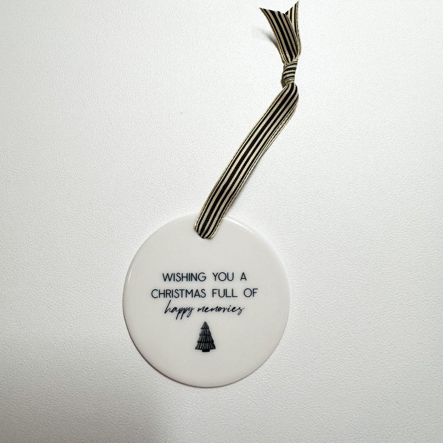 Happy Memories - Ceramic Ornament