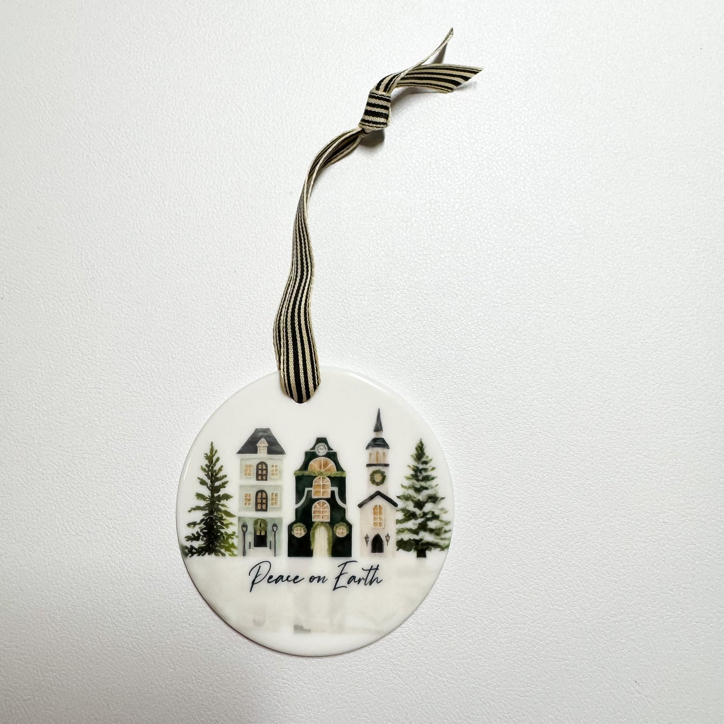 Peace on Earth - Ceramic Ornament