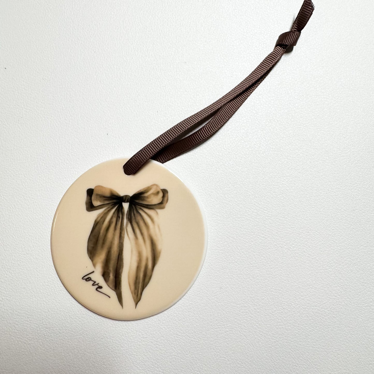 Christmas of Love - Ceramic Ornament