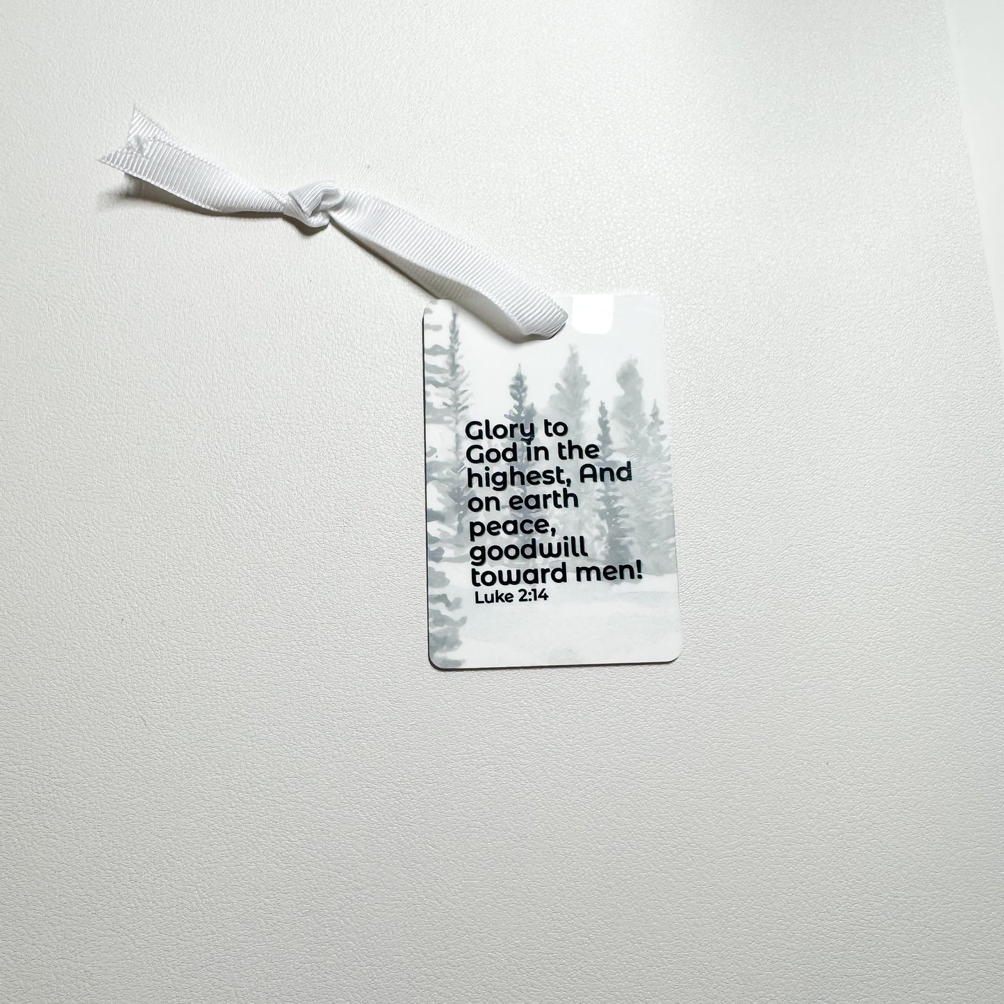 Luke 2:14 - Metal Ornament