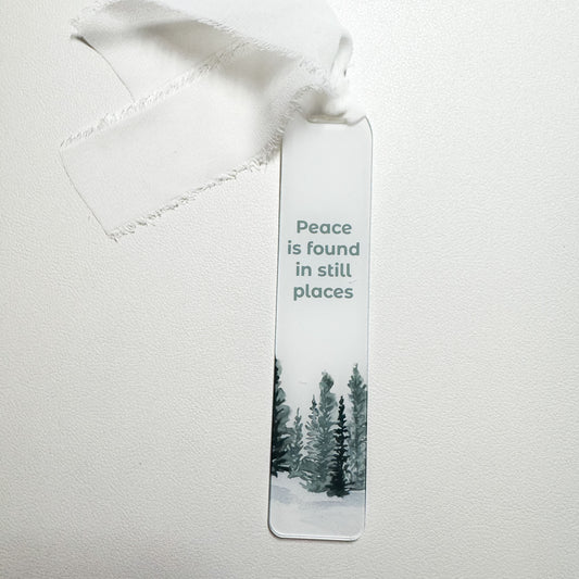 Peace is Found - Acrylic Bookmark