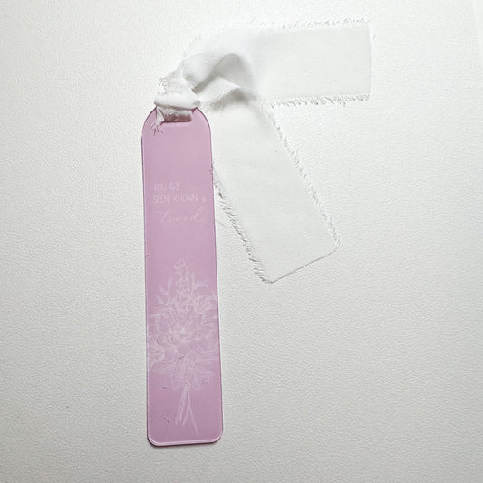 Loved - Acrylic Bookmark