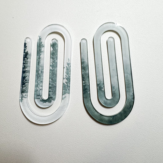 Reverence Pine - Acrylic Jumbo Paper Clips