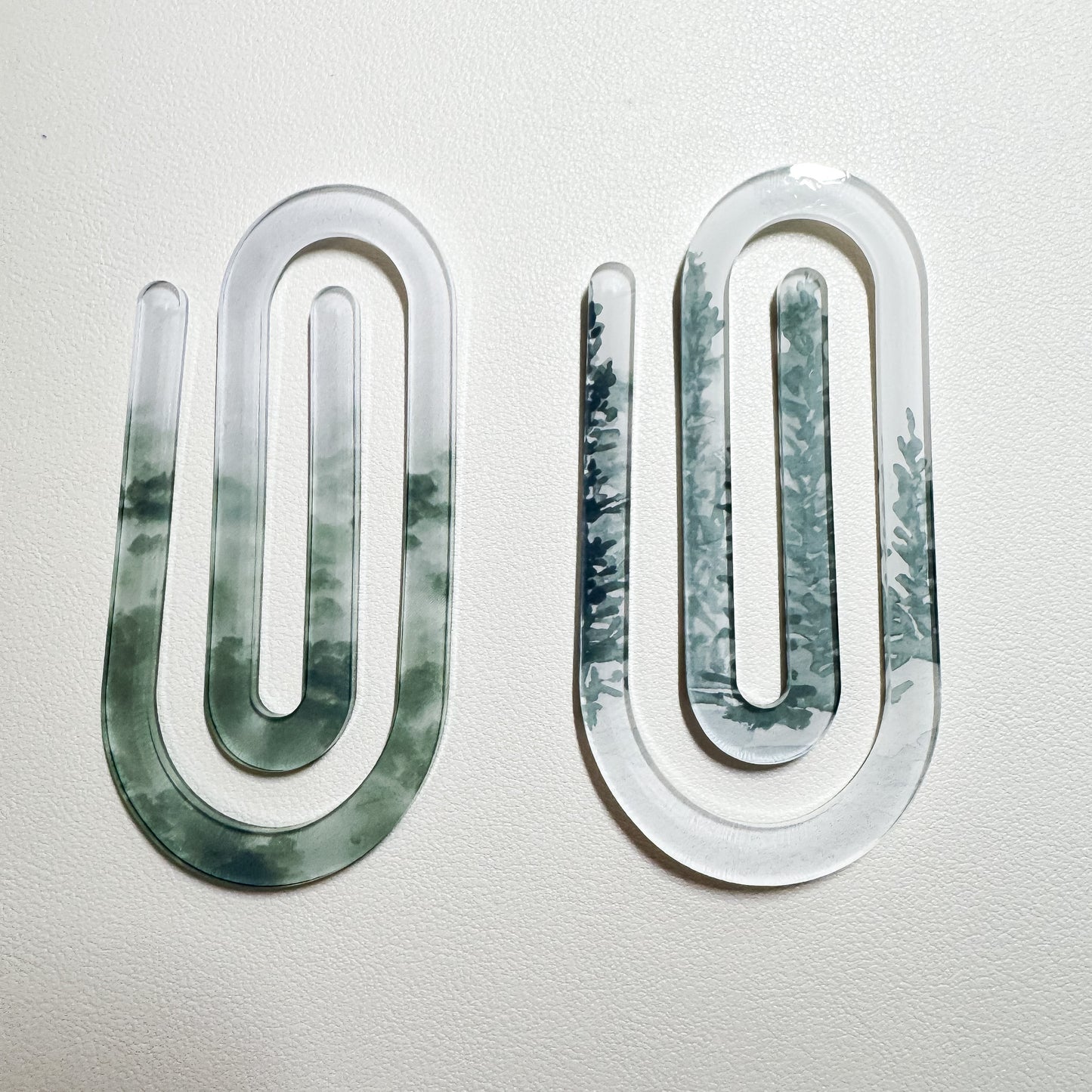 Reverence Pine - Acrylic Jumbo Paper Clips