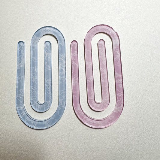 Love Blossoms Lily - Acrylic Jumbo Paper Clips