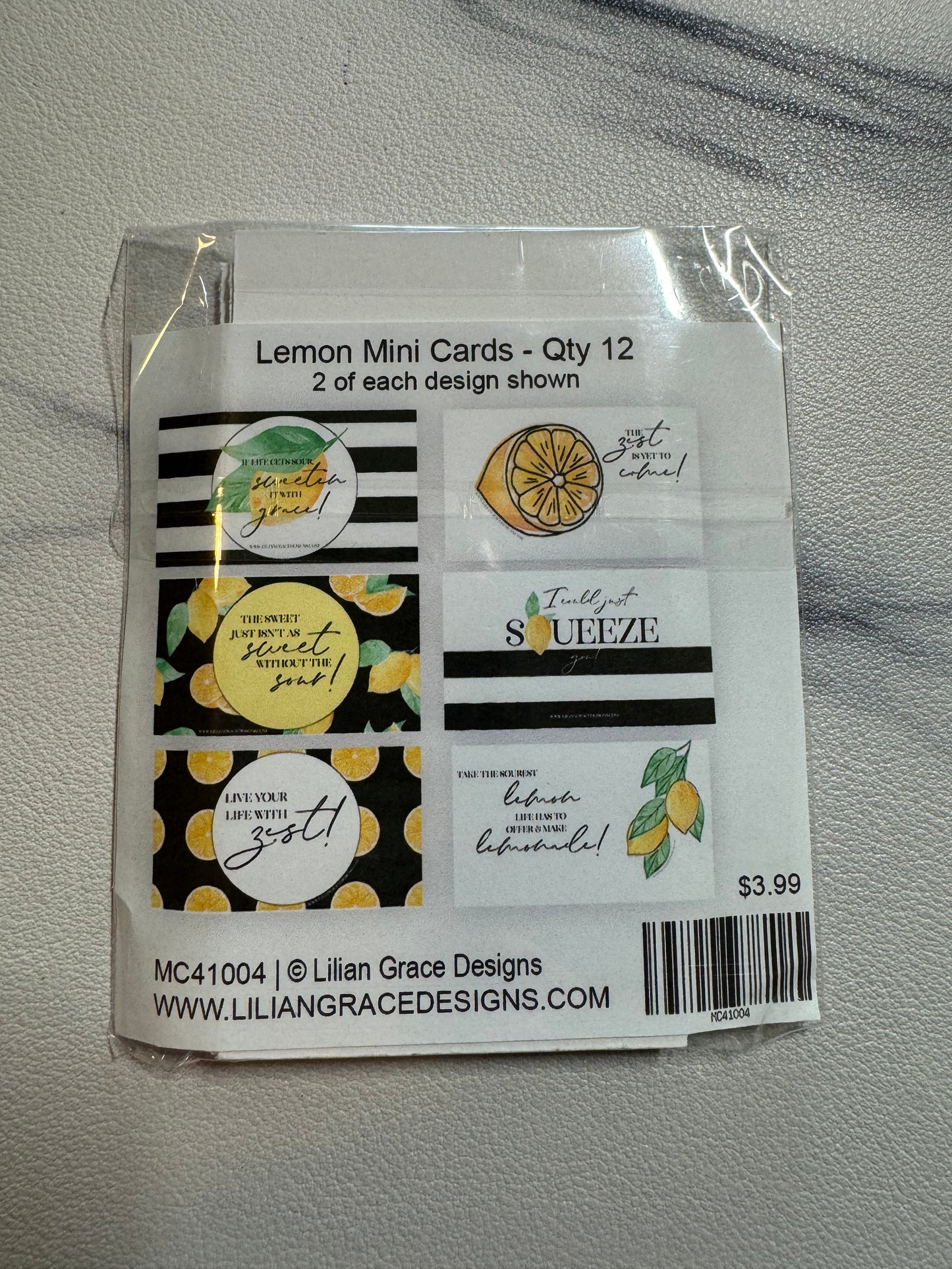 Lemon - Mini Cards