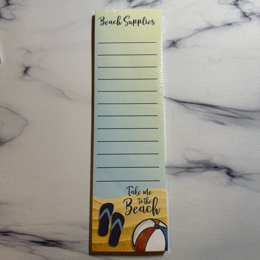 Beach Supplies - Notepad