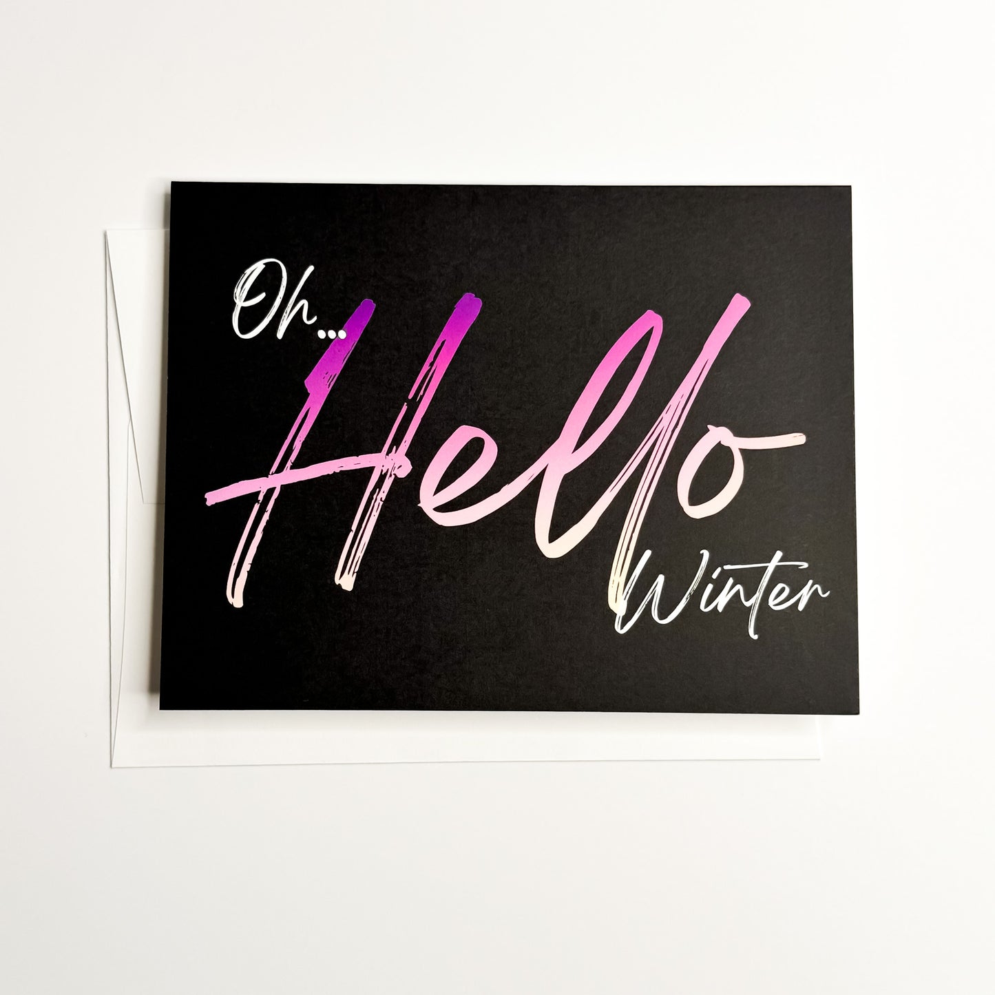 Oh Hello Winter - A2 - Blank Inside