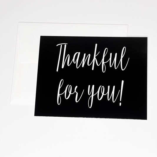 Thankful For You - Postcard