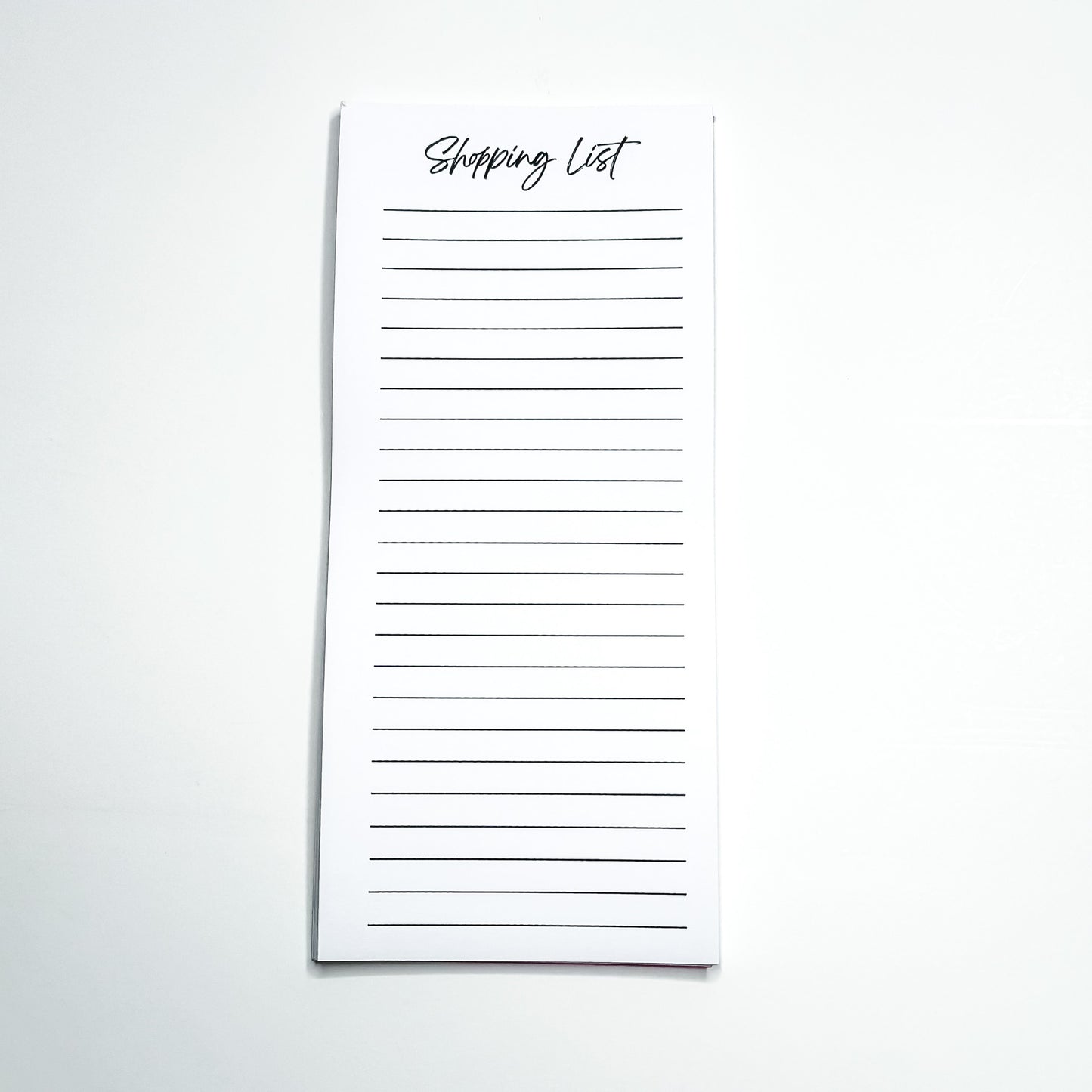 Shopping List - Tall Notepad - Magnetic
