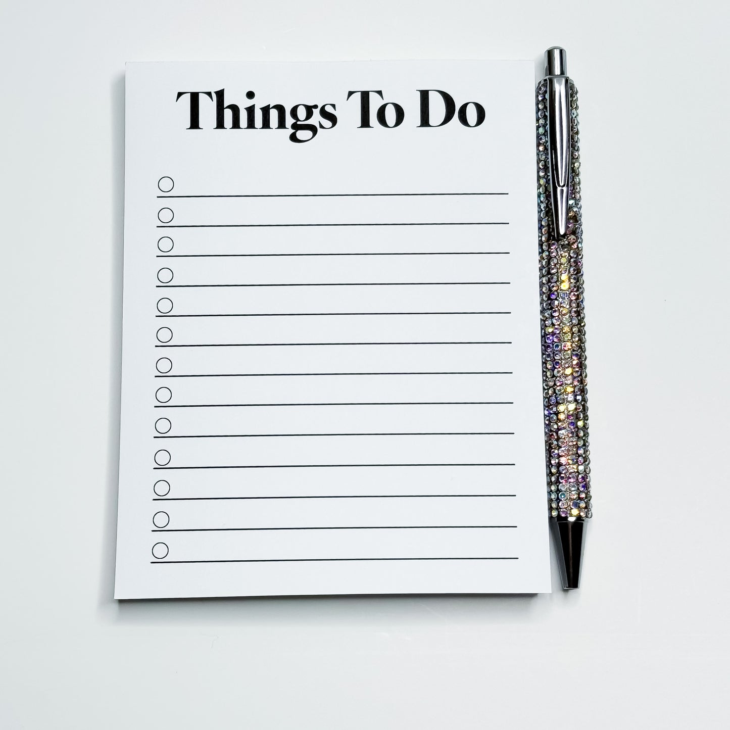 Things To Do - Notepad with Pen