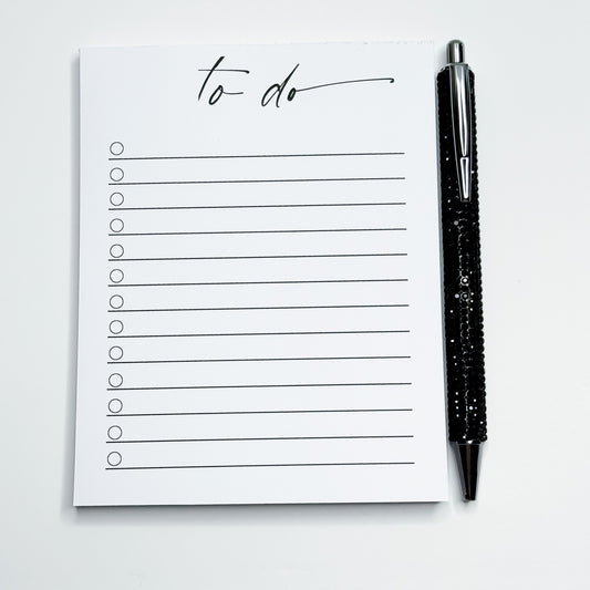To Do - Notepad with Pen