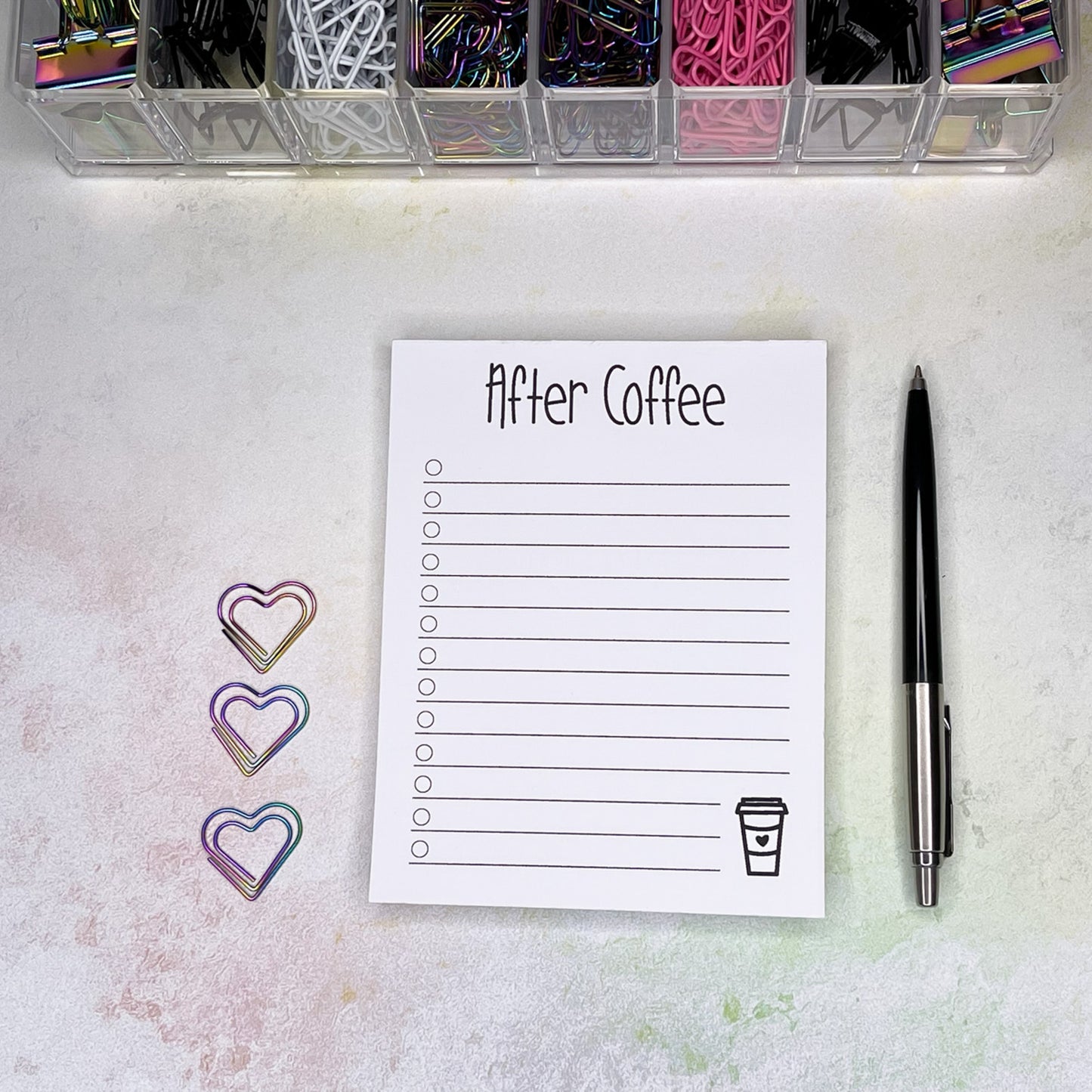 After Coffee List - Notepad