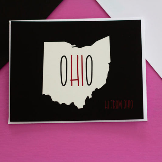 Hi From Ohio - Postcard