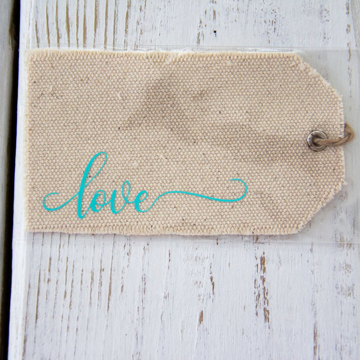 Love - Canvas Gift Tag