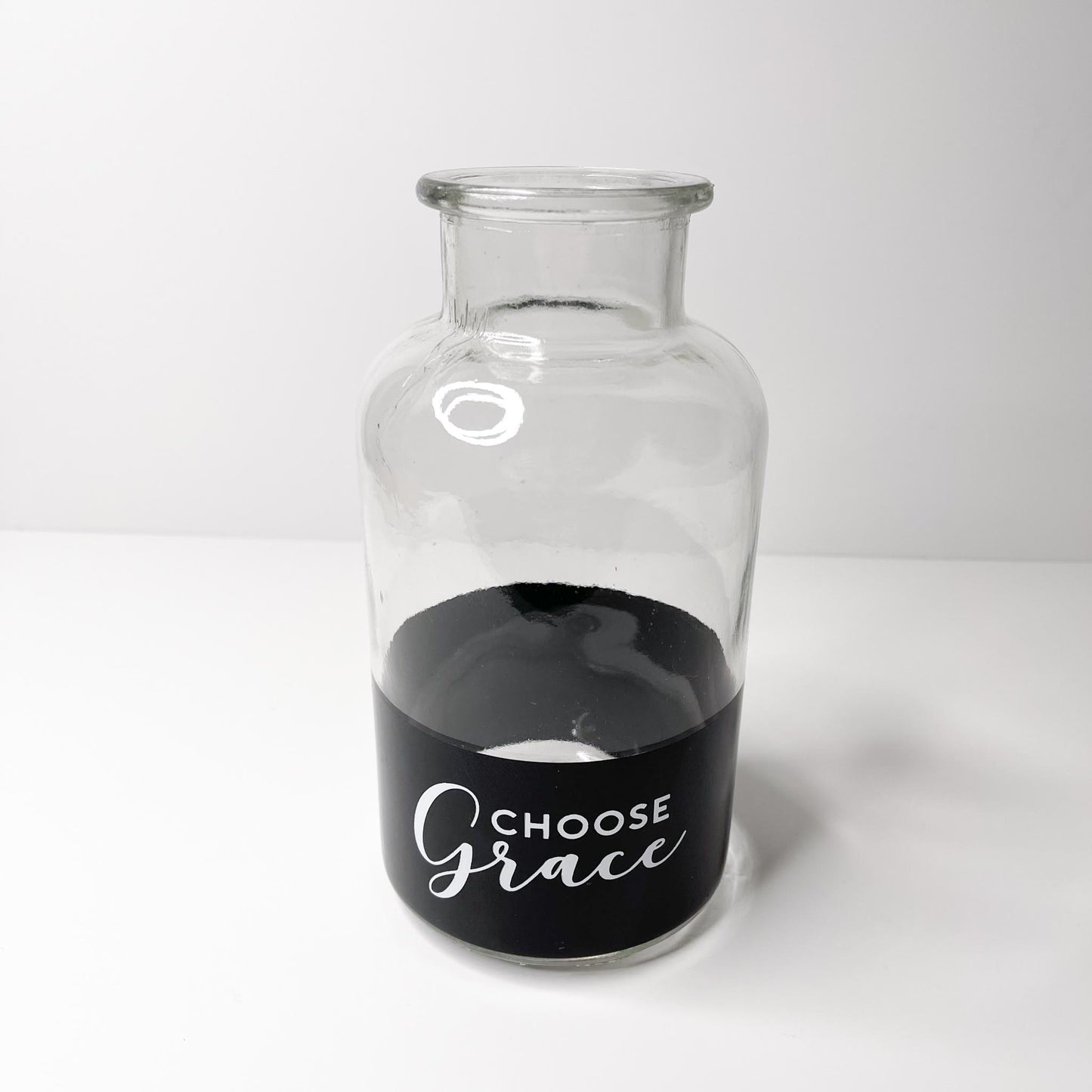 Glass Decorative Jar