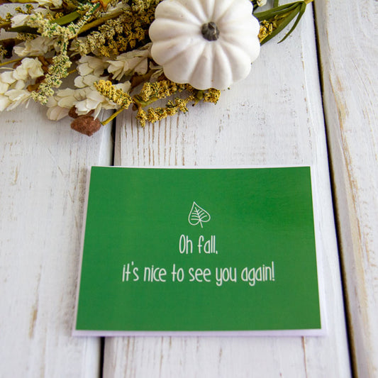 Oh Fall - Postcard