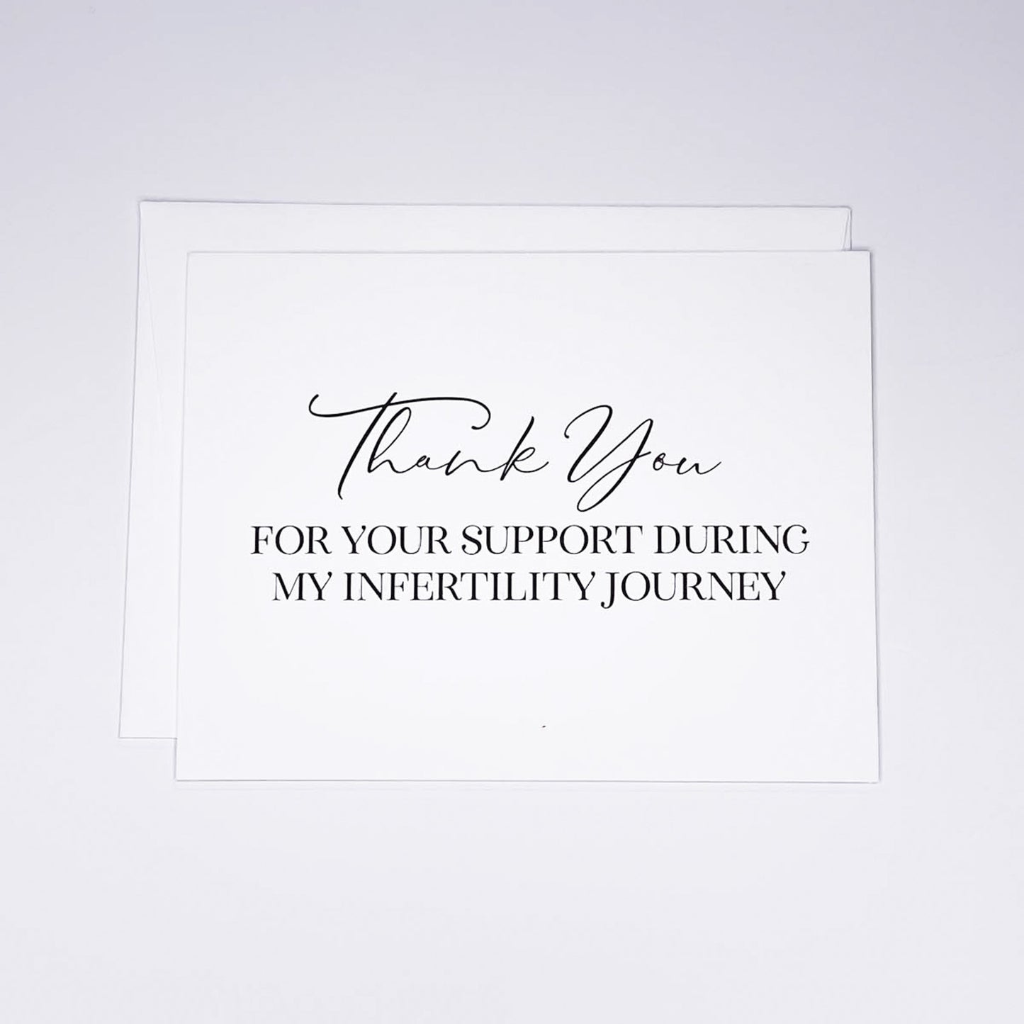Thank You for Your Support - Infertility - Postcard