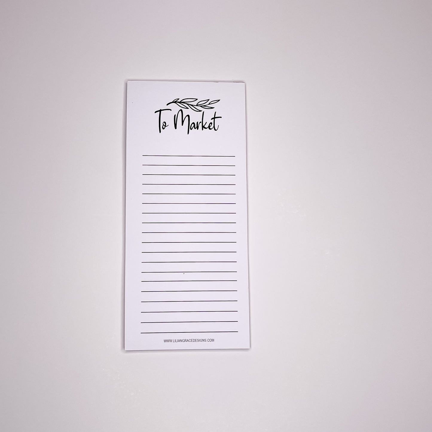 To Market - Tall Notepad - Magnetic